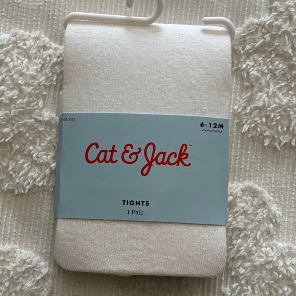 Cat & Jack White Cat Tights